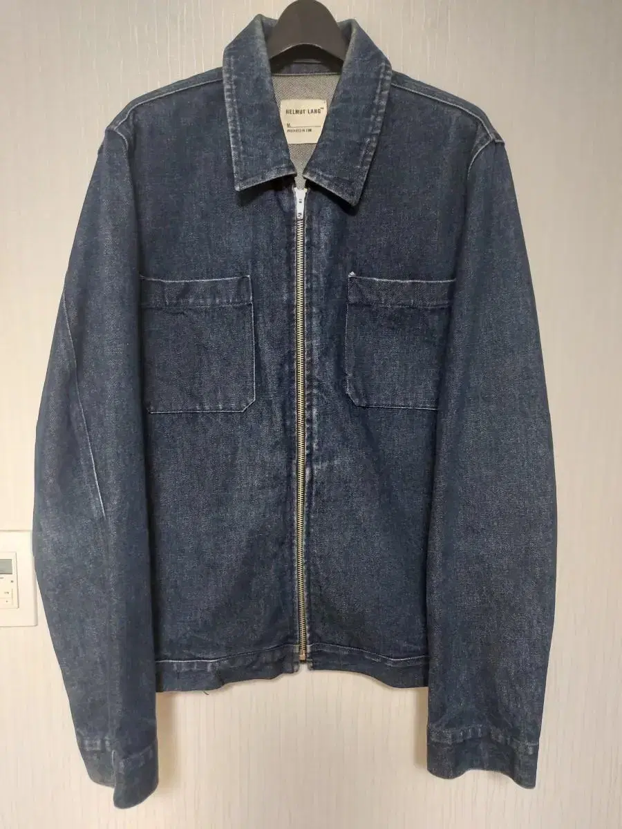 Helmut lang zip denim on sale jacket